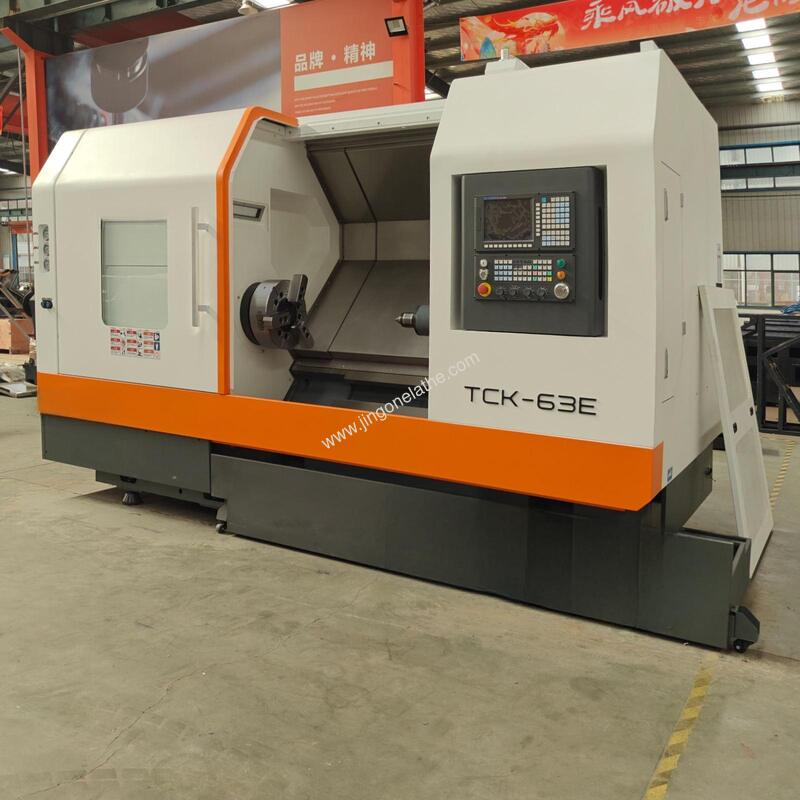 TCK63E CNC Lathe: HRC55 Hardened Box Guideway for Long-Term Precision & Heavy-Duty Cutting