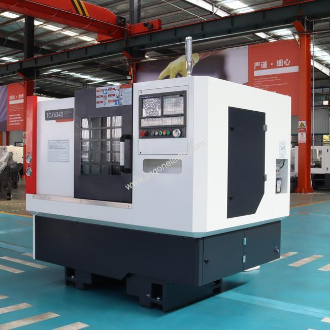 High Speed Gang Tool CNC Lathe TCK6340: ±0.003mm Repeatability for Consistent Precision Machining