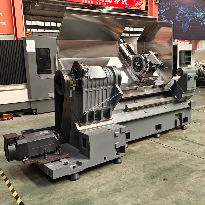 Box Way CNC Slant Bed Lathe TCK63E: A2-8  Spindle 85mm Spindle Bore For High-Speed Heavy Cutting