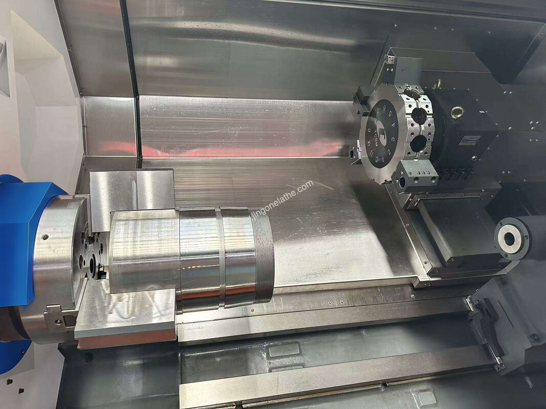 Heavy-Duty Box Way Turning Center: 1500mm Length for High-Torque Heavy Stock Removal