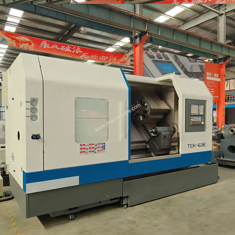 Box Way CNC Slant Bed Lathe TCK63E: A2-8  Spindle 85mm Spindle Bore For High-Speed Heavy Cutting