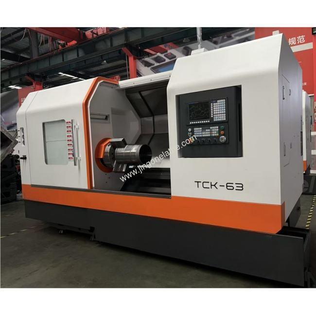 3-Axis Box Way CNC Lathe TCK63Y-1500 | Live Tooling for High-Efficiency Multi-Task Machining