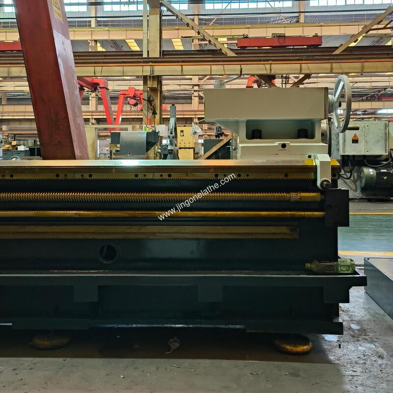 Heavy Duty Engine Lathe CW6163x5000 with 5000mm Max Workpiece Length, 630mm Swing Over Bed, and 4000mm/min Rapid Traverse Speed