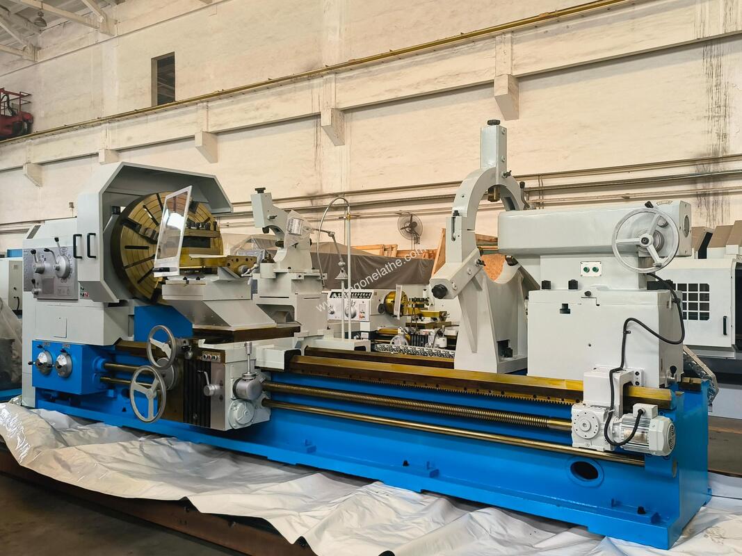 6 Ton Load Heavy Duty Lathe CW61160 with 1600mm Swing and 22Kw Motor for Mining Equipment Machining