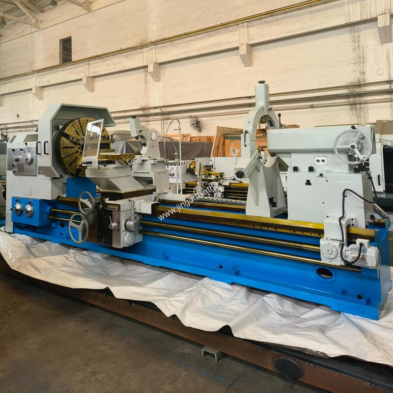 6 Ton Load Heavy Duty Lathe CW61160 with 1600mm Swing and 22Kw Motor for Mining Equipment Machining