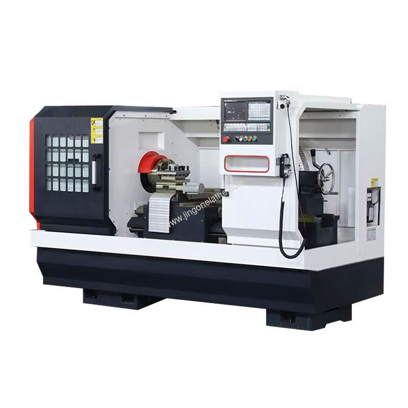 The CK6150 Flat Bed CNC Lathe Machine Handles 500mm Swing Diameter with 7.5kW Spindle for High-Speed Precision Turning