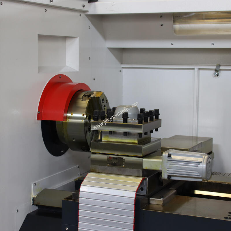 The CK6150 Flat Bed CNC Lathe Machine Handles 500mm Swing Diameter with 7.5kW Spindle for High-Speed Precision Turning