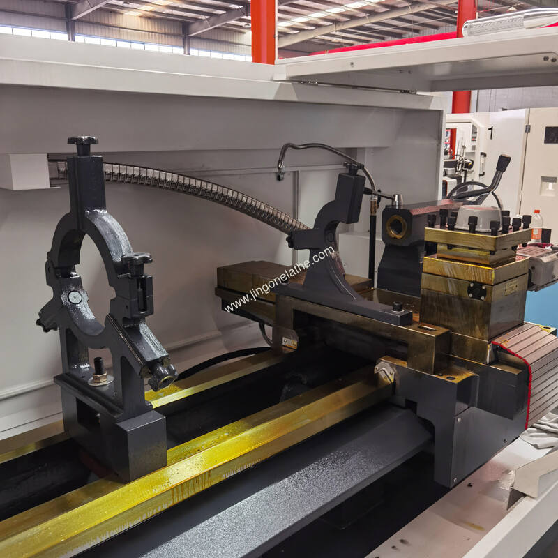 The CK6150 Flat Bed CNC Lathe Machine Handles 500mm Swing Diameter with 7.5kW Spindle for High-Speed Precision Turning