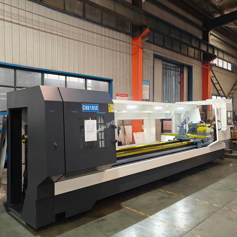 Large Swing Flat Bed CNC Lathe CK6185Ex3000: High-Stability for 3000mm Long Shaft Machining