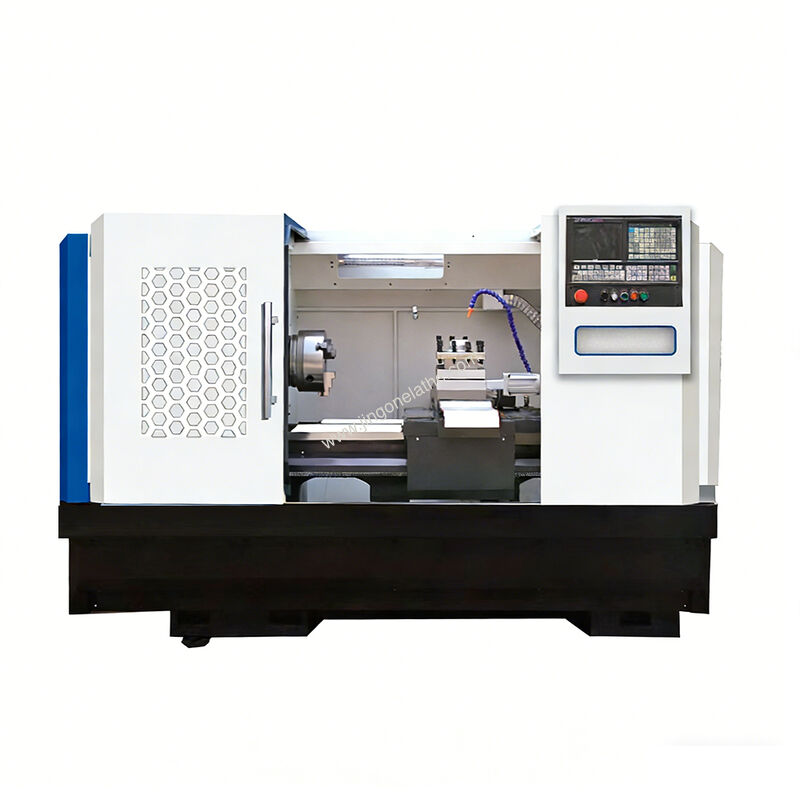 CK6160 CNC Flat Bed Metal Lathe: High-Precision Machining With 130mm Spindle Bore