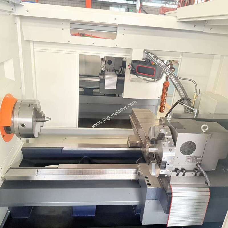 CK6160 CNC Flat Bed Metal Lathe: High-Precision Machining With 130mm Spindle Bore
