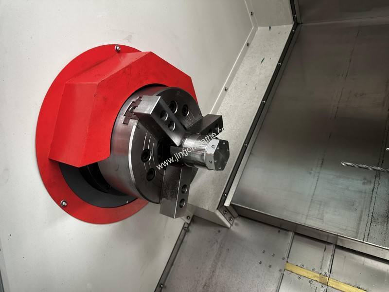 Slant Bed Lathe with Driven Tools TCK50M-1500 Delivers Heavy-Duty Performance for 1400mm Long Part Machining