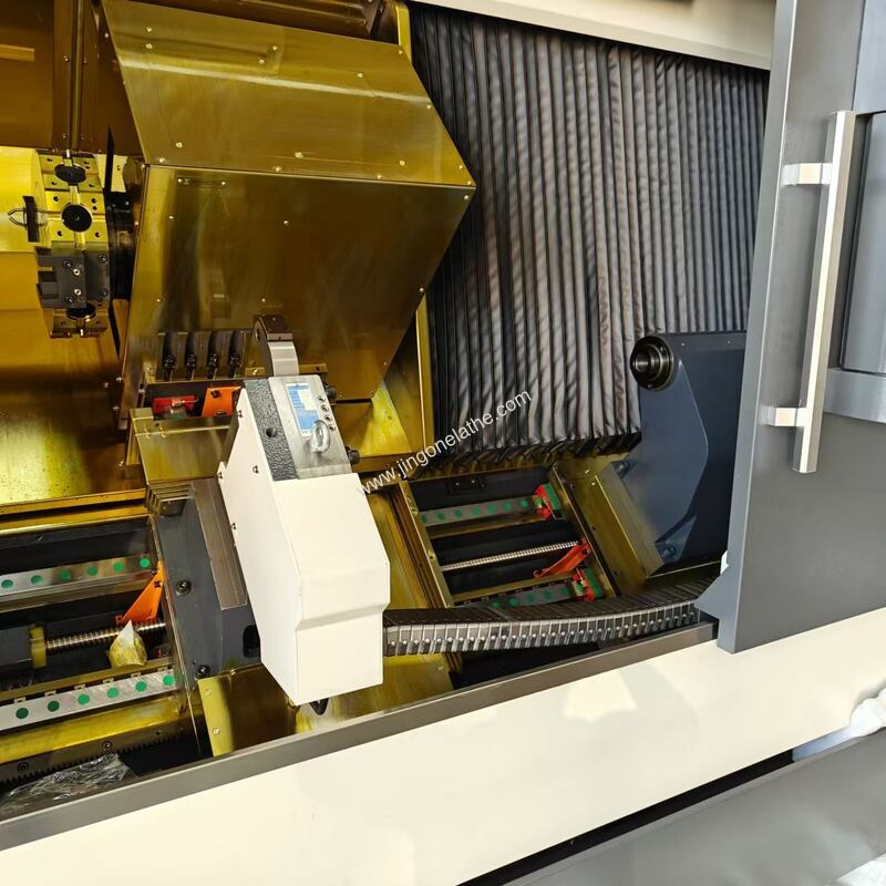 Slant Bed CNC Lathe With Driven Tools TCK50M-1500 Delivers Heavy-Duty Performance For 1400mm Long Part Machining