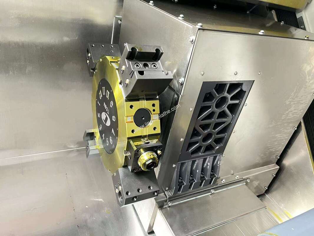 Slant Bed CNC Lathe With Driven Tools TCK50M-1500 Delivers Heavy-Duty Performance For 1400mm Long Part Machining