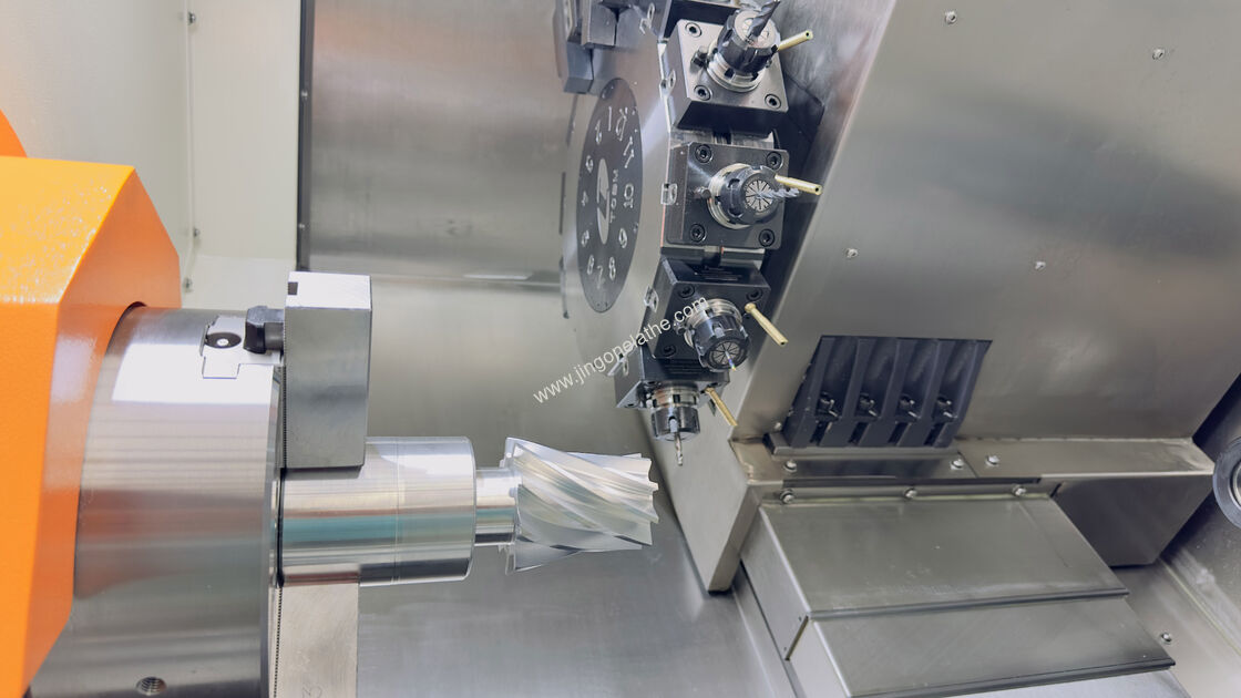 Slant Bed CNC Lathe With Driven Tools TCK50M-1500 Delivers Heavy-Duty Performance For 1400mm Long Part Machining