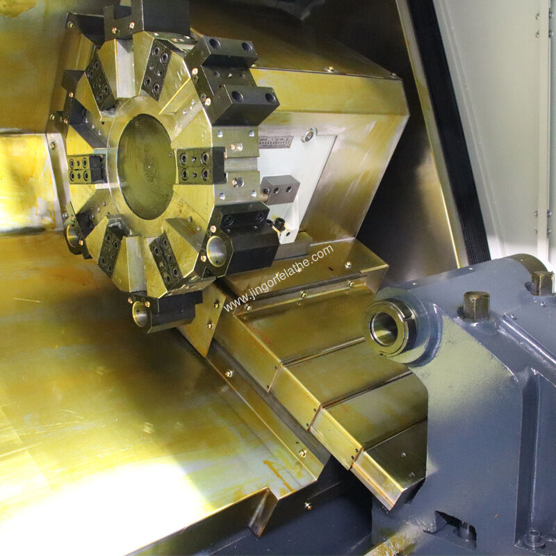 2-Axis Slant Bed CNC Lathe TCK50A-800 For Versatile Medium-Length Workpiece Machining