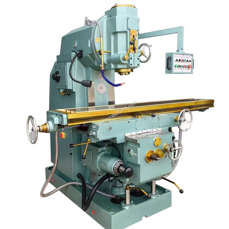 X5040 Knee Type Milling Machine with 800kg Max Load, ISO 50 Spindle, and 1600mm Worktable for Heavy-Duty Metal Machining