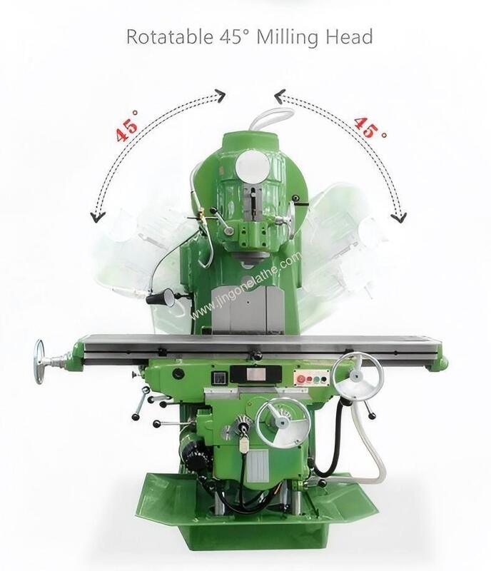 X5040 Knee Type Milling Machine with 800kg Max Load, ISO 50 Spindle, and 1600mm Worktable for Heavy-Duty Metal Machining