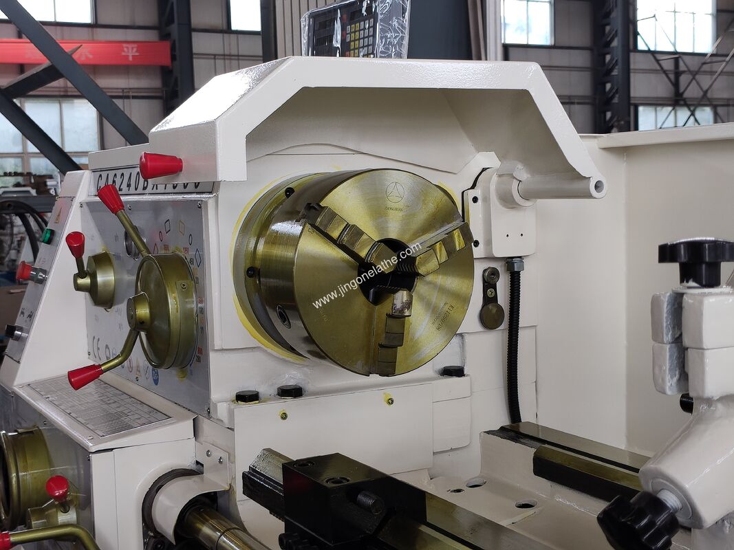 Gap Bed Lathe CA6240: 630mm Swing in Gap for Oversized Component Machining and 4000mm Length for Shaft Turning